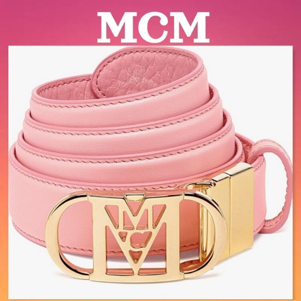MCM Mode Travia Reversible Belt in Visetos NWT